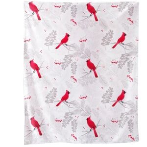 Regal Comfort Cardinals Throw Blanket
